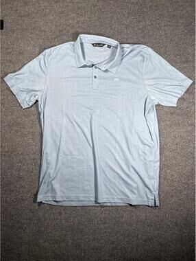TravisMathew Polo Shirt Light Blue XXL